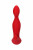 Красный вибростимулятор простаты  Штучки-дрючки  - 12,5 см.