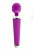 Фиолетовый силиконовый вибромассажер с 16 видами пульсации - 19,2 см.
